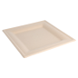 ASSIETTES CARRÉES 'BIONIC'  20x20x1 CM NATUREL BAGASSE (500 UNITÉ)
