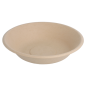 ASSIETTES CREUSES 'BIONIC' 460 ML Ø 16x3,6 CM NATUREL BAGASSE (1000 UNITÉ)