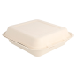 COQUILLES "M" 'BIONIC'  20x20x7,5 CM NATUREL BAGASSE (250 UNITÉ)