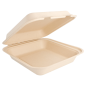 COQUILLES "M" 'BIONIC'  20x20x7,5 CM NATUREL BAGASSE (250 UNITÉ)