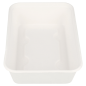 CONTENEURS 'BIONIC' 700 ML 17,5x12x4,5 CM BLANC BAGASSE (500 UNITÉ)