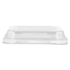 COUVERCLES POUR RÉF. 212.84 'BIONIC'  10x10x2 CM TRANSPARENT PET (1000 UNITÉ)