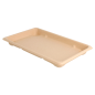 BOÎTES SUSHI 'BIONIC'  21,3x13,3x1,5 CM NATUREL BAGASSE (800 UNITÉ)