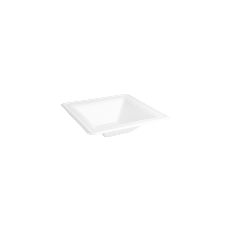 BOLS 'BIONIC' 500 ML 16x16x4 CM BLANC BAGASSE (400 UNITÉ)