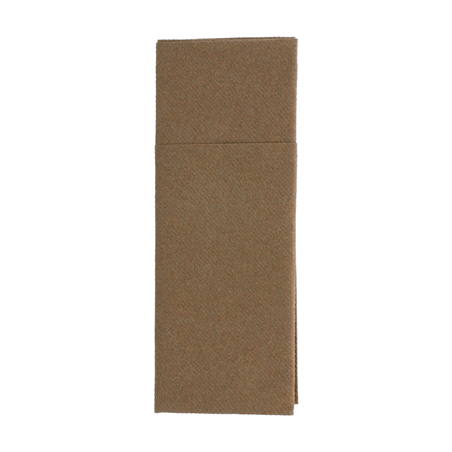SERVIETTES "CANGURITO"  55 G/M2 33x40 CM CHOCOLAT AIRLAID (700 UNITÉ)