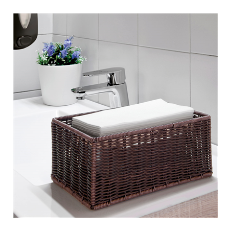 SERVIETTES ESSUIE-MAINS FLUSHABLES 50 G/M2 30x40 CM BLANC CELLULOSE (900 UNITÉ)