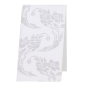 SERVIETTES ESSUIE-MAINS DECORÉES  50 G/M2 30x40 CM BLANC CELLULOSE (900 UNITÉ)