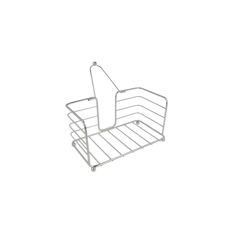 CORBEILLE SERVIETTES  23x12,5x12,5 CM CHROME INOX (1 UNITÉ)