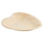 ASSIETTES "COEUR" 'ARECA'  16,5x16,5x2,5 CM NATUREL ARECA (200 UNITÉ)