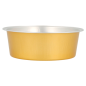 RÉCIPIENTS PÂTISSERIE 150 ML Ø9,3x3,3 CM ARGENT/OR ALUMINIUM (100 UNITÉ)