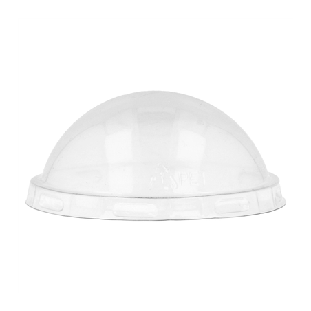 COUVERCLES COUPOLE POUR RÉCIPIENTS 214.59/76  Ø 7,1 CM TRANSPARENT PET (100 UNITÉ)
