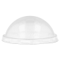 COUVERCLES COUPOLE POUR RÉCIPIENTS 214.59/76  Ø 7,1 CM TRANSPARENT PET (100 UNITÉ)