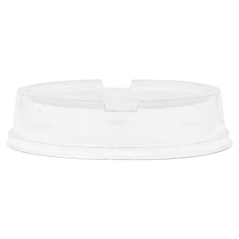 COUVERCLES HAUTS POUR RÉCIPIENTS 214.66/80  Ø 9,3 CM TRANSPARENT PET (100 UNITÉ)