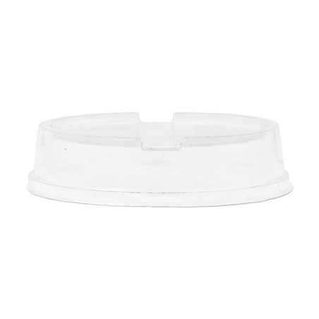 COUVERCLES HAUTS POUR RÉCIPIENTS 214.66/80  Ø 9,3 CM TRANSPARENT PET (100 UNITÉ)