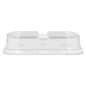 COUVERCLES HAUTES POUR RÉCIPIENTS 214.69/81   TRANSPARENT PET (100 UNITÉ)