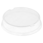 COUVERCLES HAUTES POUR RÉCIPIENTS 214.71/83  Ø 11,8 CM TRANSPARENT PET (100 UNITÉ)