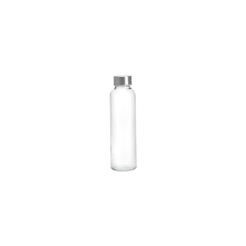 BOUTEILLE + BOUCHON ACIER 'WAKI GLASS' 500 ML Ø 6,5x21,7 CM TRANSPARENT VERRE (36 UNITÉ)