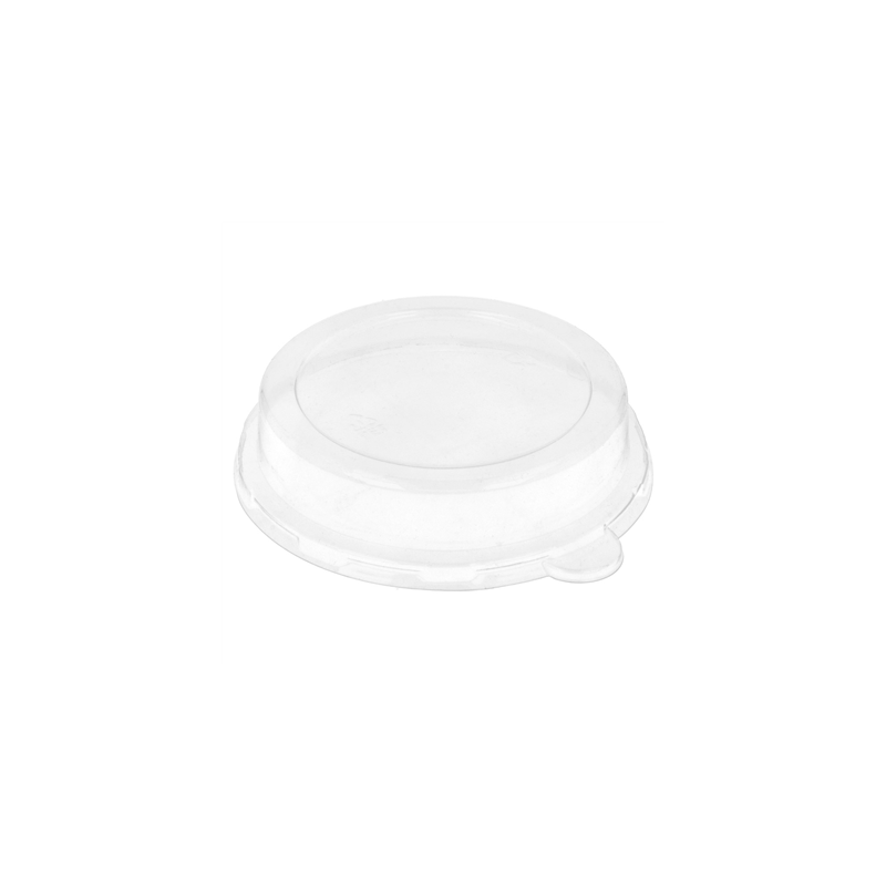 COUVERCLES HAUTS POUR SALADIERS 215.84-215.03 'BIONIC'  Ø 14x3,1 CM TRANSPARENT PET (450 UNITÉ)