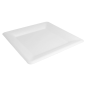 ASSIETTES CARRÉES 'BIONIC'  26,2x26,2x1,9 CM BLANC BAGASSE (300 UNITÉ)