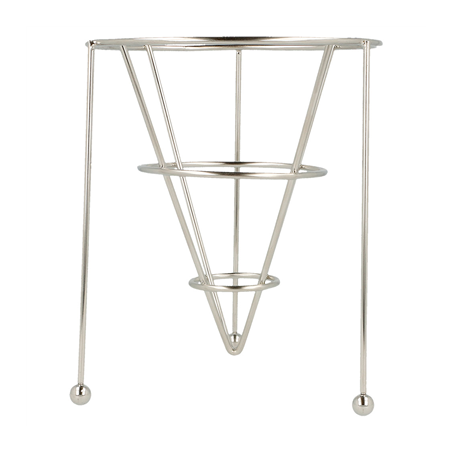 BASKET STACKABLE  12,7x15,24 CM ARGENTE INOX (12 UNITÉ)