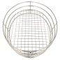 BASKET OVALE 'ARTINOX'  28x20,5x5,7 CM ARGENTE INOX (24 UNITÉ)