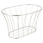 BASKET STYLE TOSCANE 'ARTINOX'  21x12,7x12,7 CM ARGENTE INOX (12 UNITÉ)