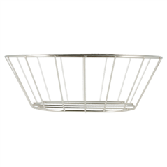 BASKET STYLE TOSCANE 'ARTINOX'  21,6x14x7,6 CM ARGENTE INOX (24 UNITÉ)