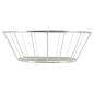 BASKET STYLE TOSCANE 'ARTINOX'  21,6x14x7,6 CM ARGENTE INOX (24 UNITÉ)