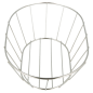 BASKET STYLE TOSCANE 'ARTINOX'  21,6x14x7,6 CM ARGENTE INOX (24 UNITÉ)