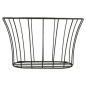 BASKET STYLE TOSCANE  21x12,7x12,7 CM NOIR ACIER (12 UNITÉ)