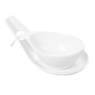 BOLS SOUPE AVEC SAUCIÈRE  23x10,5x5,2 CM BLANC PORCELAINE (6 UNITÉ)