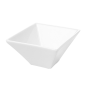 BOLS CARRÉS 300 ML 12,2x6 CM BLANC PORCELAINE (6 UNITÉ)