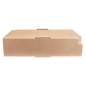 PLATEAUX "TRAITEUR" GRAND + ÉTUI  400 G/M2 45,5x34x11,5 CM HAVANE KRAFT (25 UNITÉ)