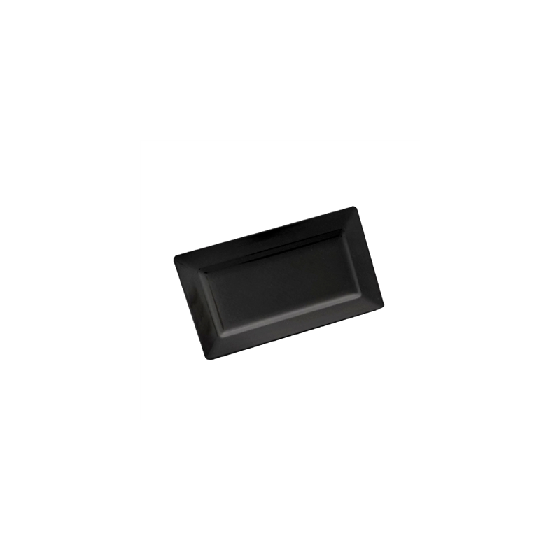 PLATEAUX RECTANGULAIRES 'ASAMI WARE'  35,8x20,3x4 CM NOIR MÉLAMINE (6 UNITÉ)