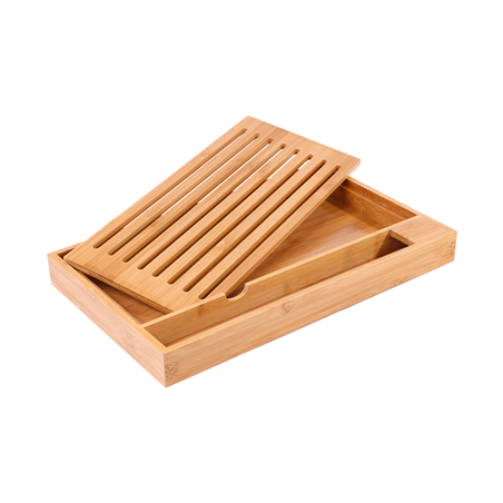 PLANCHE À PAIN  40x24x4 CM NATUREL BAMBOU (1 UNITÉ)