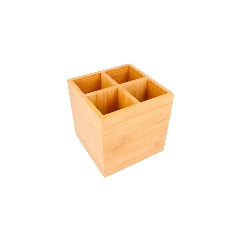 DISPLAY POUR COUVERTS  15x15x15 CM NATUREL BAMBOU (1 UNITÉ)