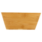 BOL CARRÉ 1400 ML 17,8x17,8x8,3 CM NATUREL BAMBOU (1 UNITÉ)