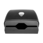 DISTRIBUTEUR POUR ESSUIE-MAINS  27,7x13x37 CM NOIR ABS (1 UNITÉ)