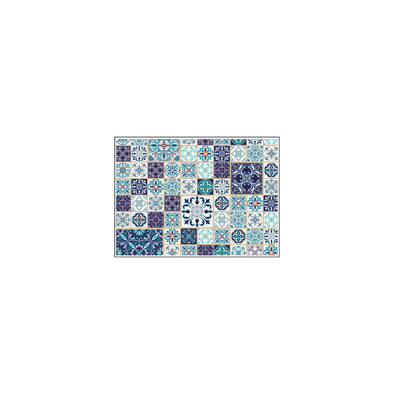SETS DE TABLE OFFSET 'AZULEJOS' 70 G/M2 31x43 CM QUADRICHROMIE PAPIER (2000 UNITÉ)