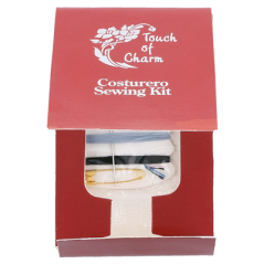 NÉCESSAIRES COUTURE STANDARD 'TOUCH OF CHARM'  4,7x7,1 CM BORDEAUX (200 UNITÉ)