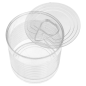 BOÎTES DE CONSERVE 220 ML Ø 7,4x7,2 CM TRANSPARENT PS (100 UNITÉ)