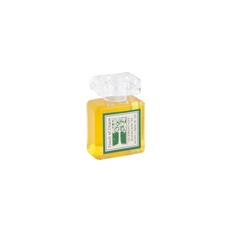 FLACONS GEL BAIN 30 ML 4,3x2,3x6,5 CM JAUNE PVC (500 UNITÉ)