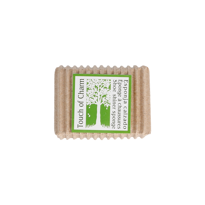 ÉPONGES CHAUSSURES, ÉTUI RECYCLÉ  3,8x2,1x5 CM NOIR CARTON (100 UNITÉ)