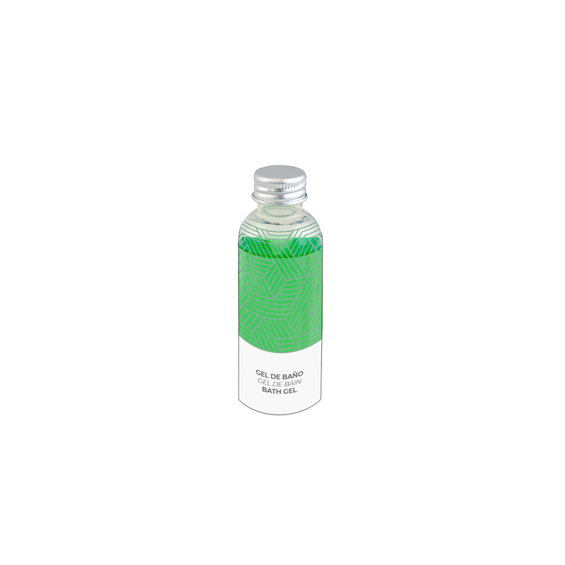 FLACONS GEL BAIN 'THERAPY' 50 ML Ø3,2x9 CM TRANSPARENT PLASTIQUE (200 UNITÉ)