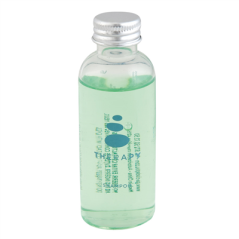 FLACONS SHAMPOOING 'THERAPY' 50 ML Ø3,2x9 CM TRANSPARENT PLASTIQUE (200 UNITÉ)