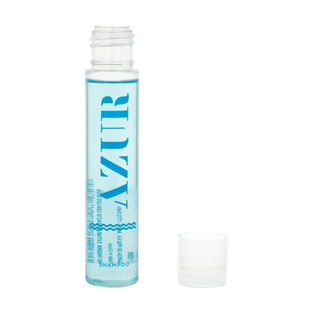 FLACONS SHAMPOOING 'AZUR' 40 ML 11,8 CM TRANSPARENT PLASTIQUE (300 UNITÉ)