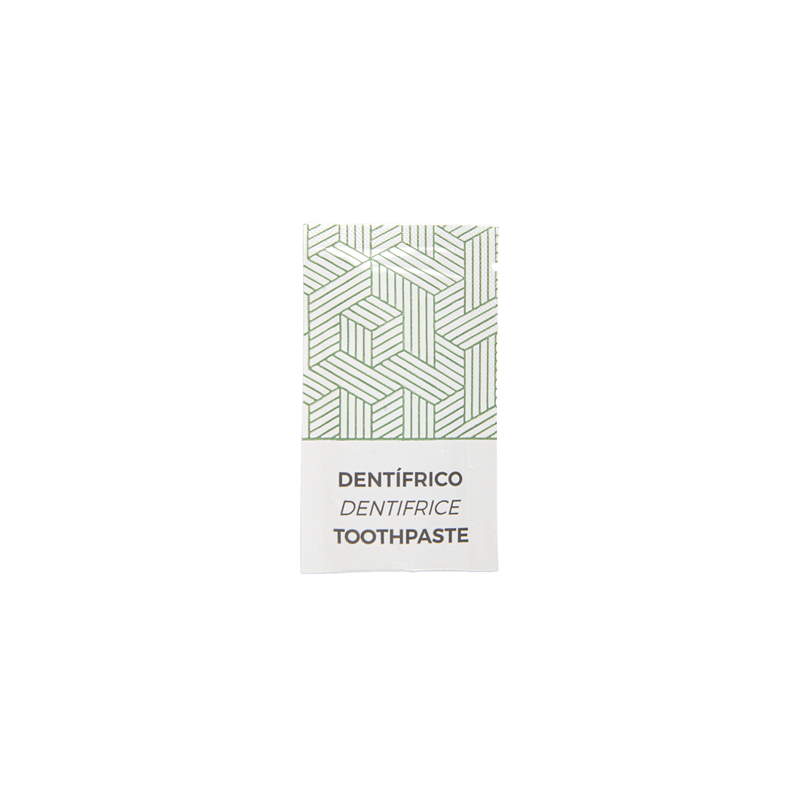 SACHETS DENTIFRICE 'THERAPY' 3 ML 4,5x8 CM BLANC CELLULOSE (500 UNITÉ)