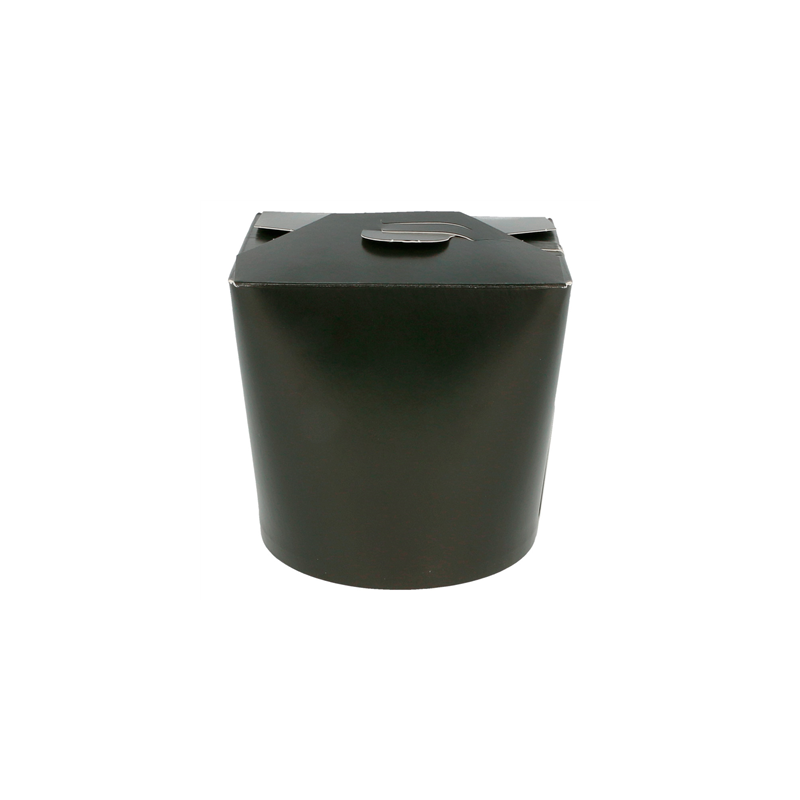 RÉCIPIENTS MULTIUSAGES MICRO-ONDABLES 480 ML 305 + 18 PE G/M2 Ø8x9 CM NOIR CARTON (50 UNITÉ)