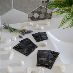 SACHETS CRÈME À RASER 'ALLURE' 5 ML 8x4,5 CM NOIR PET (2000 UNITÉ)