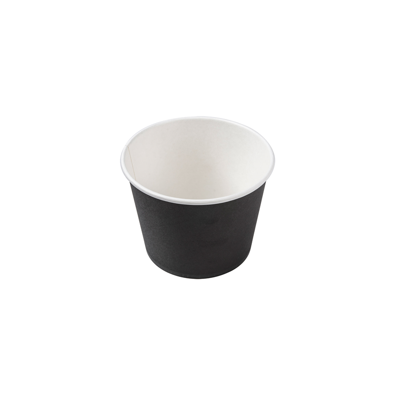 POTS 1000 ML 300 + 18 PE G/M2 Ø13,5x10,4 CM NOIR CARTON (500 UNITÉ)